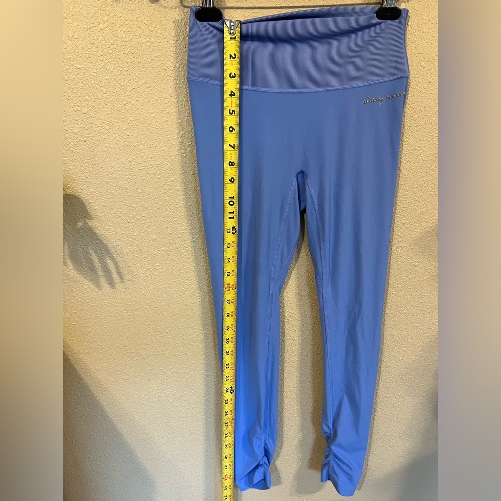 Gymshark X Whitney Simmons Collab V2 Scrunch Back Blue Legging High Rise Size M - Picture 12 of 12